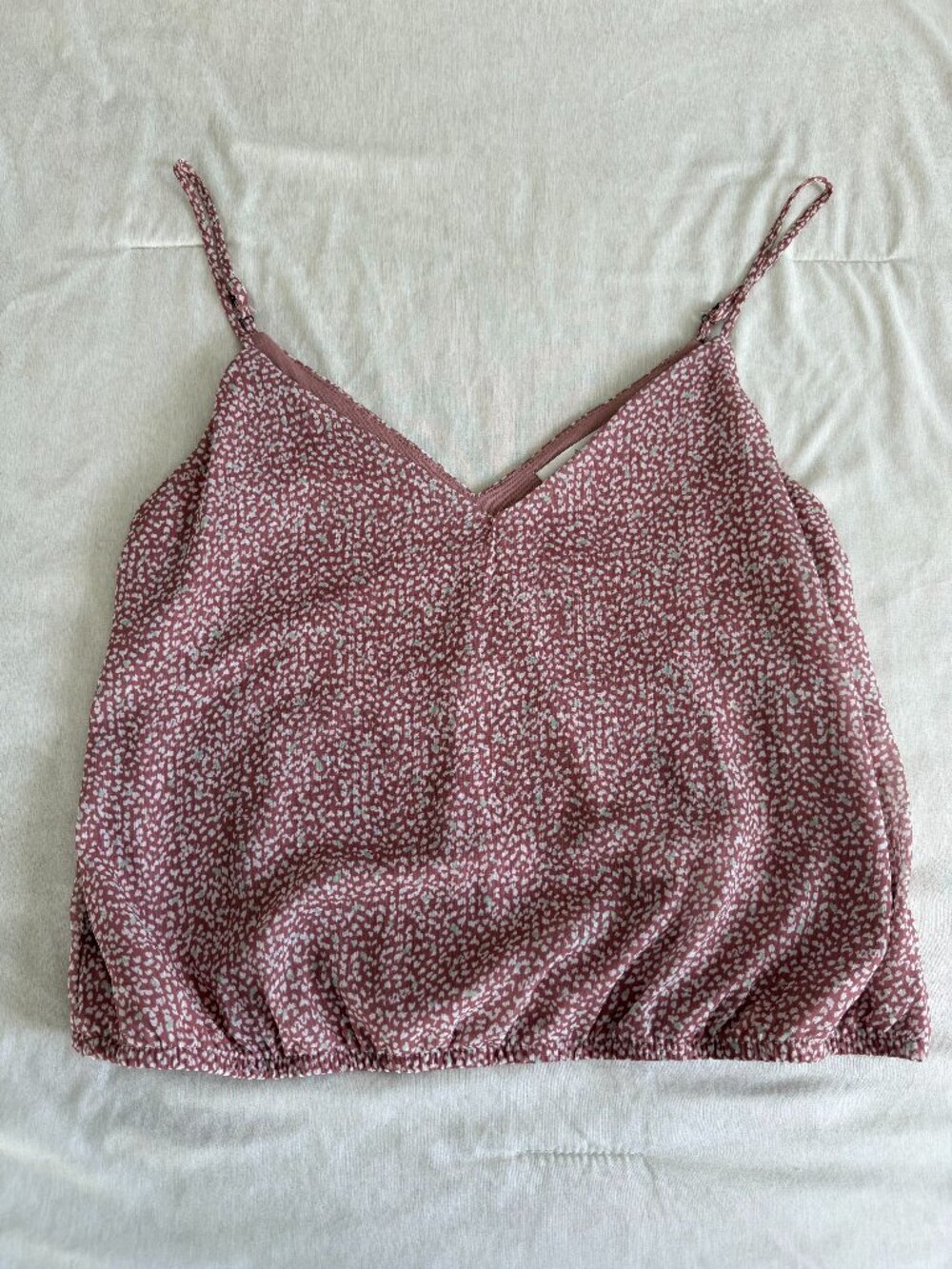 Nine Britton Pink and White Tank Top - M